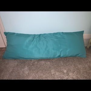 Turquoise body pillow